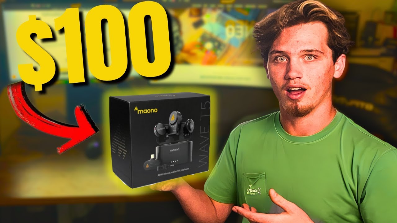BEST Wireless Lavalier Microphones (Maono Wave T5)