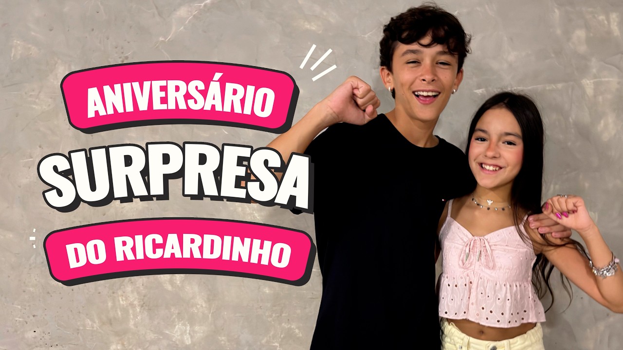 Reação do Ricardinho na Festa Surpresa! 🎉🎂