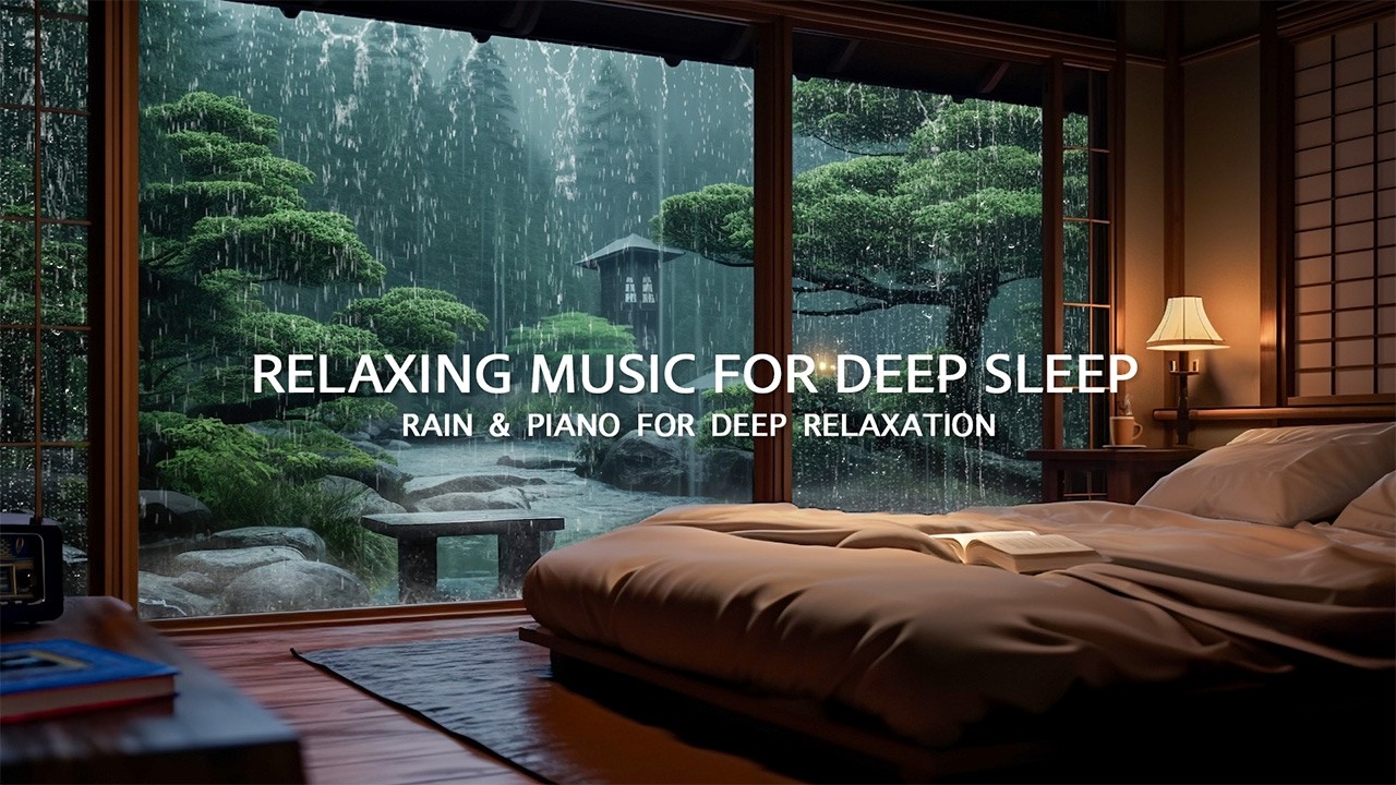 Soft Piano & Gentle Rain – Deep Sleep, Study Focus & Stress Relief Music