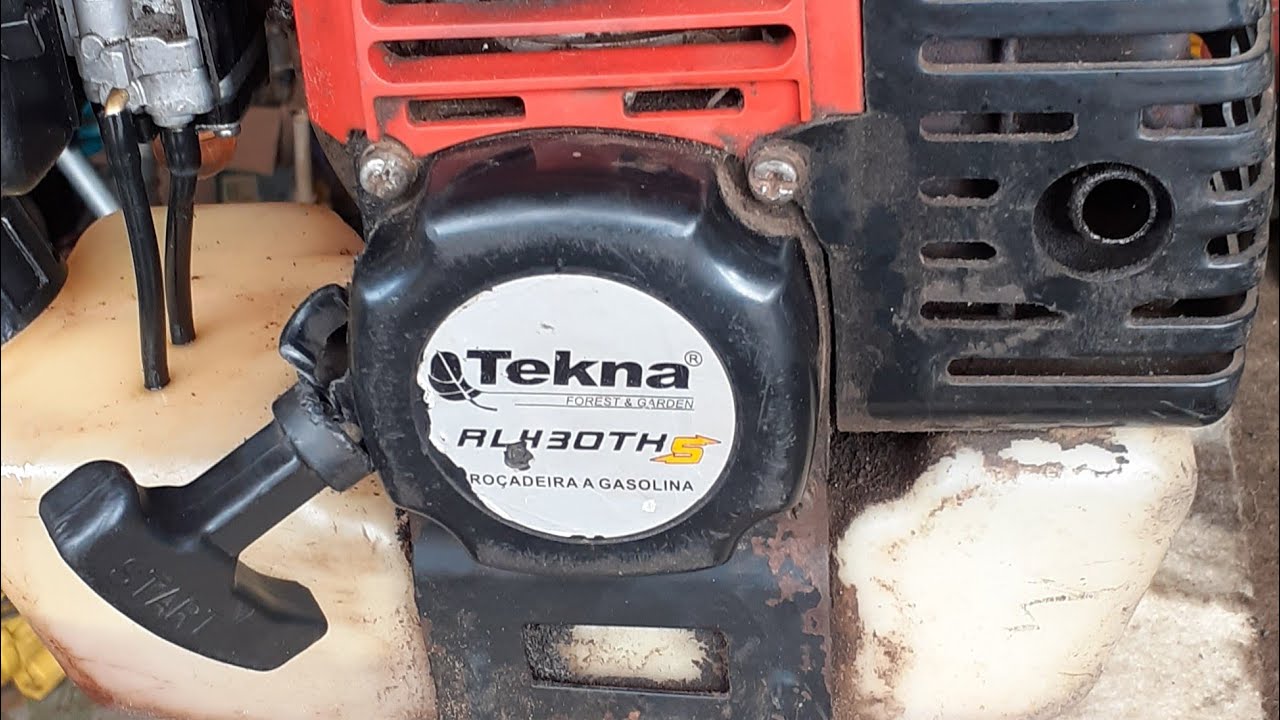 Como regular uma Roçadeira  tekna #tekna