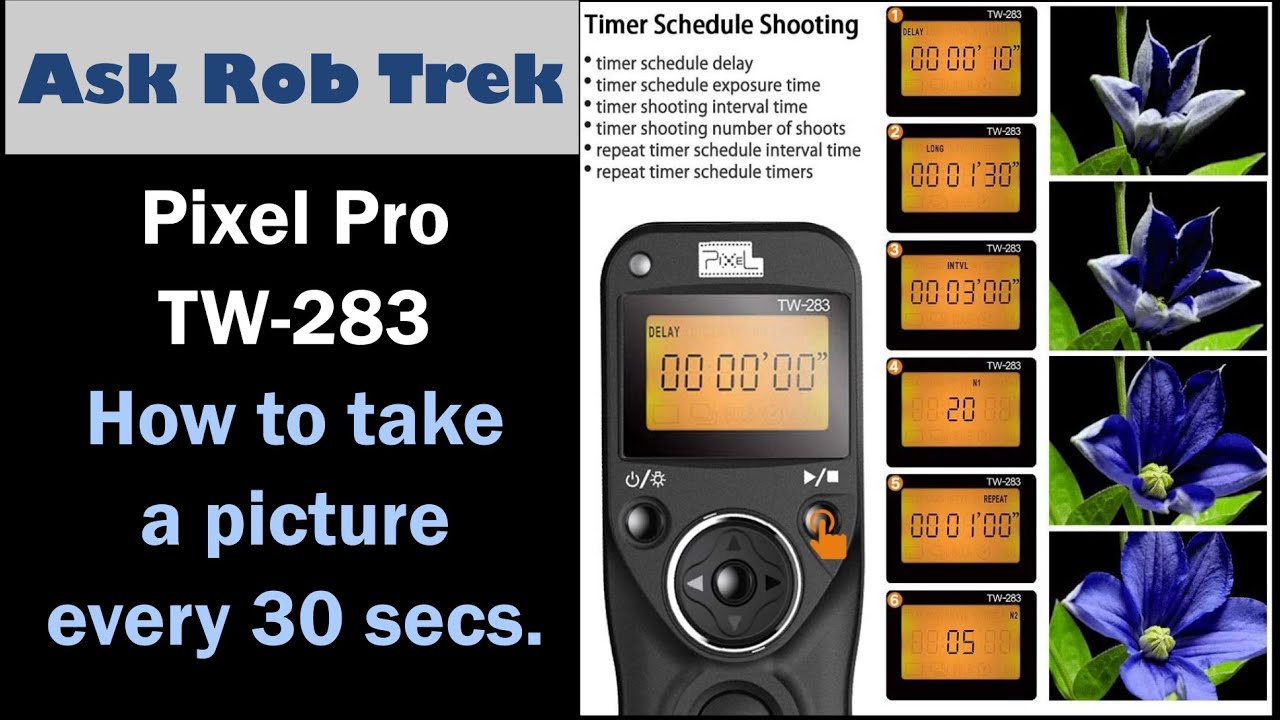 Quick Tutorial: How to Setup 30 sec. Interval on the Pixel Pro TW-283 ep.461