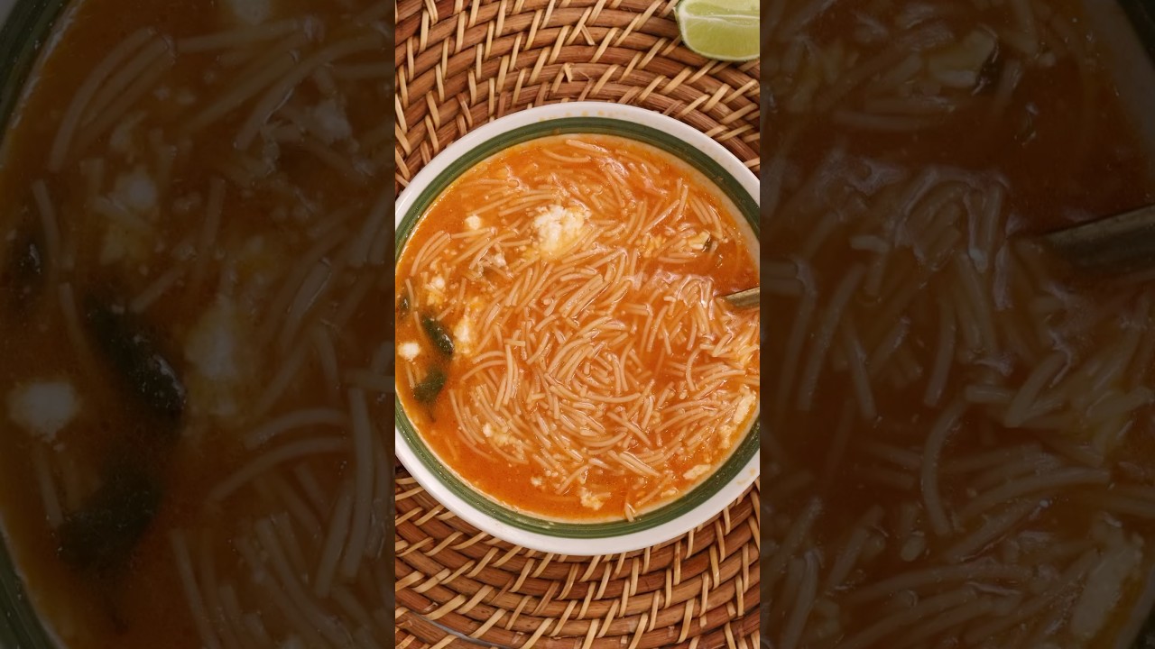 Sopita de fideo Mexican Comfort Soup #shorts