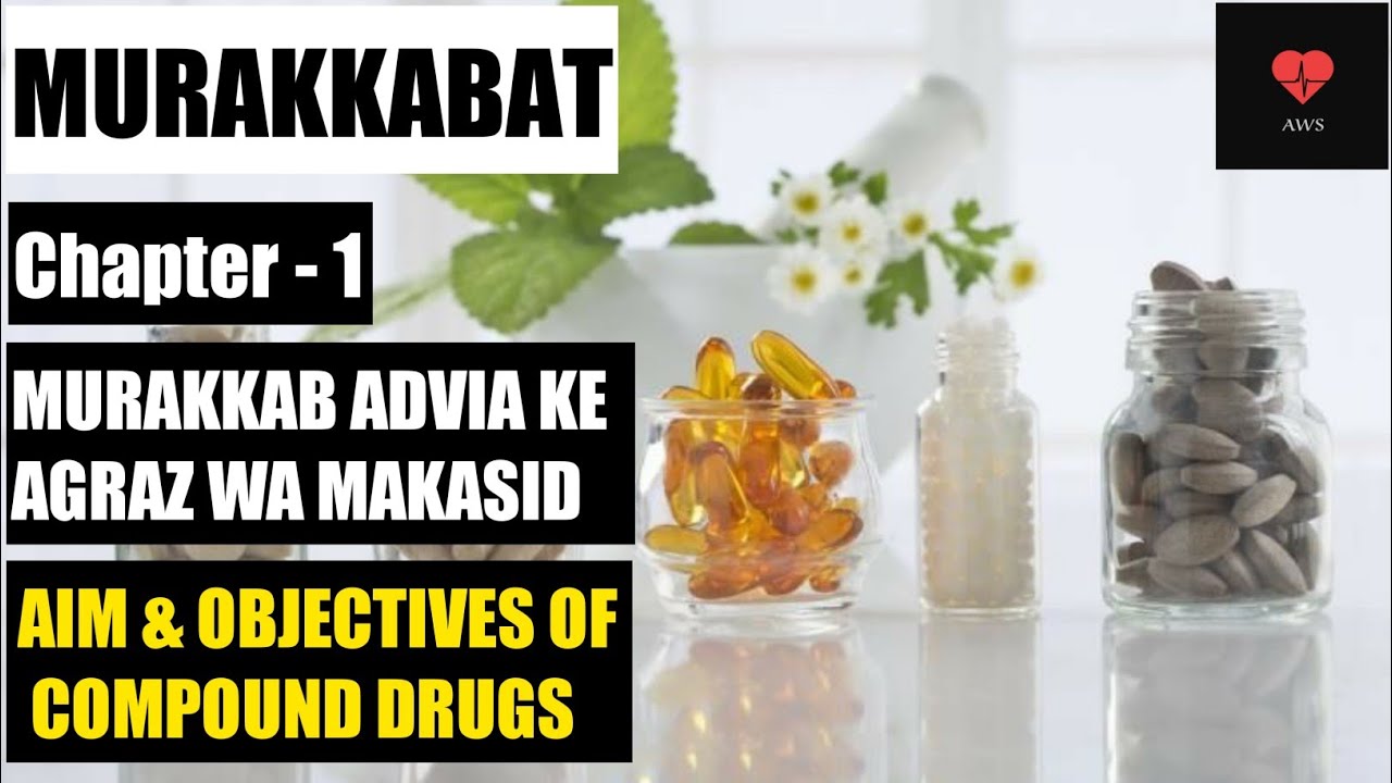 MURAKKABAT | Chapter - 1 | MURAKKAB ADVIA KI AGRAZ WA MAKASID | Aim & Object Of Compound