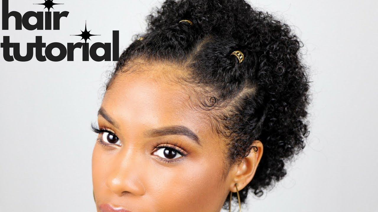 HOW TO STYLE SHORT NATURAL HAIR: EASY 5 MINUTE TUTORIAL #AUNTJACKIETAUGHTME || alyssa marie