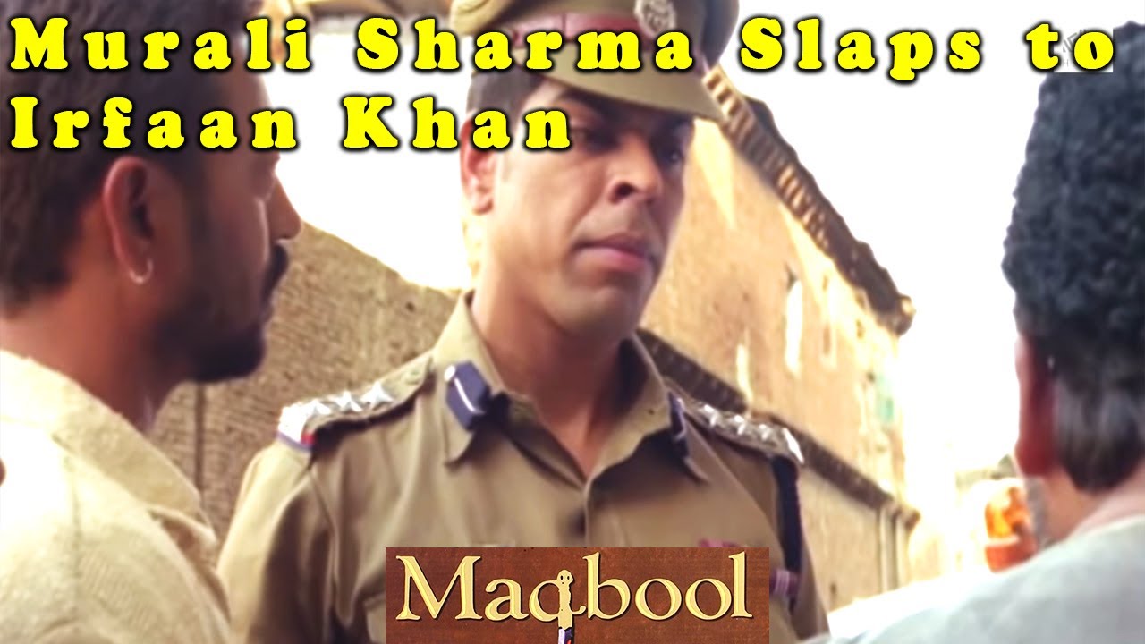 Murali Sharma Slaps to Irfaan Khan | Maqbool Movie Scene