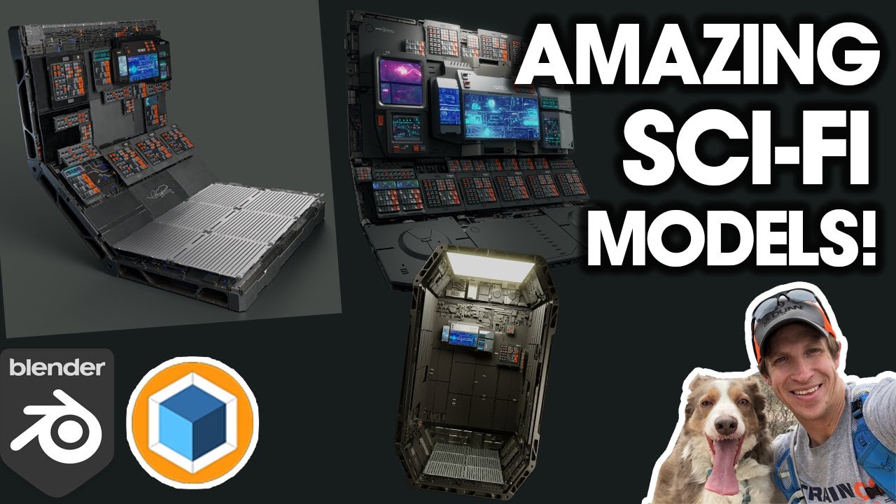 Amazing SCI-FI Model Generator for Blender - SPOCK!