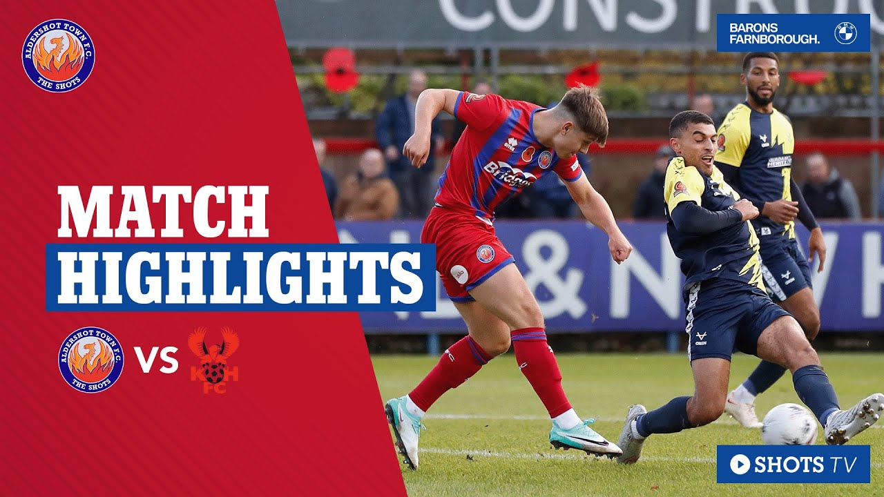 MATCH HIGHLIGHTS: Kidderminster Harriers (H)