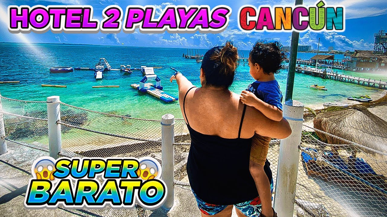 🔴 Hotel 2 PLAYAS Cancún, SUPER BARATO❗ playa WOW 😱 en ZONA HOTELERA ✅ Nos dejó sorprendidos ▶ TIPS