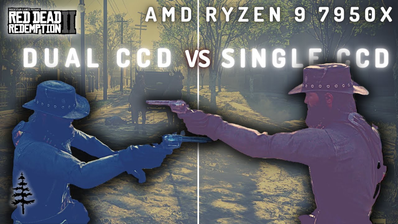 Dual vs Single CCD Comparison 7950X + 4090 4K Ultra Red Dead Redemption 2 DDR5-6000MHz CL30 Neo G8