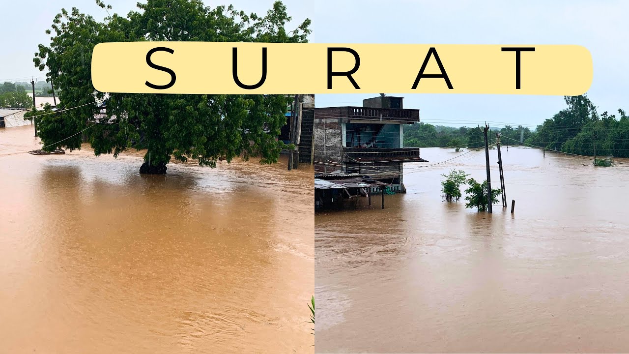 Surat is in water / Heavy Rain Flood in surat