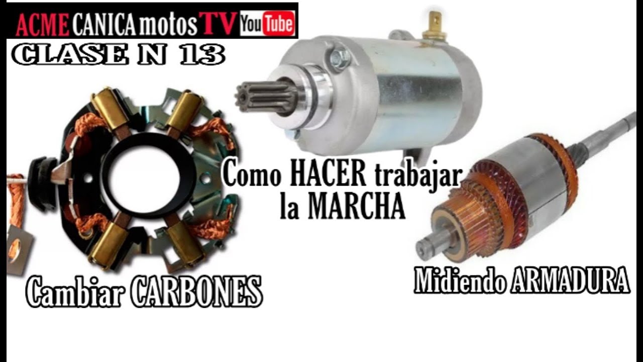 La MARCHA de tu MOTONETA  NO GIRA?  ASI se repara !!!