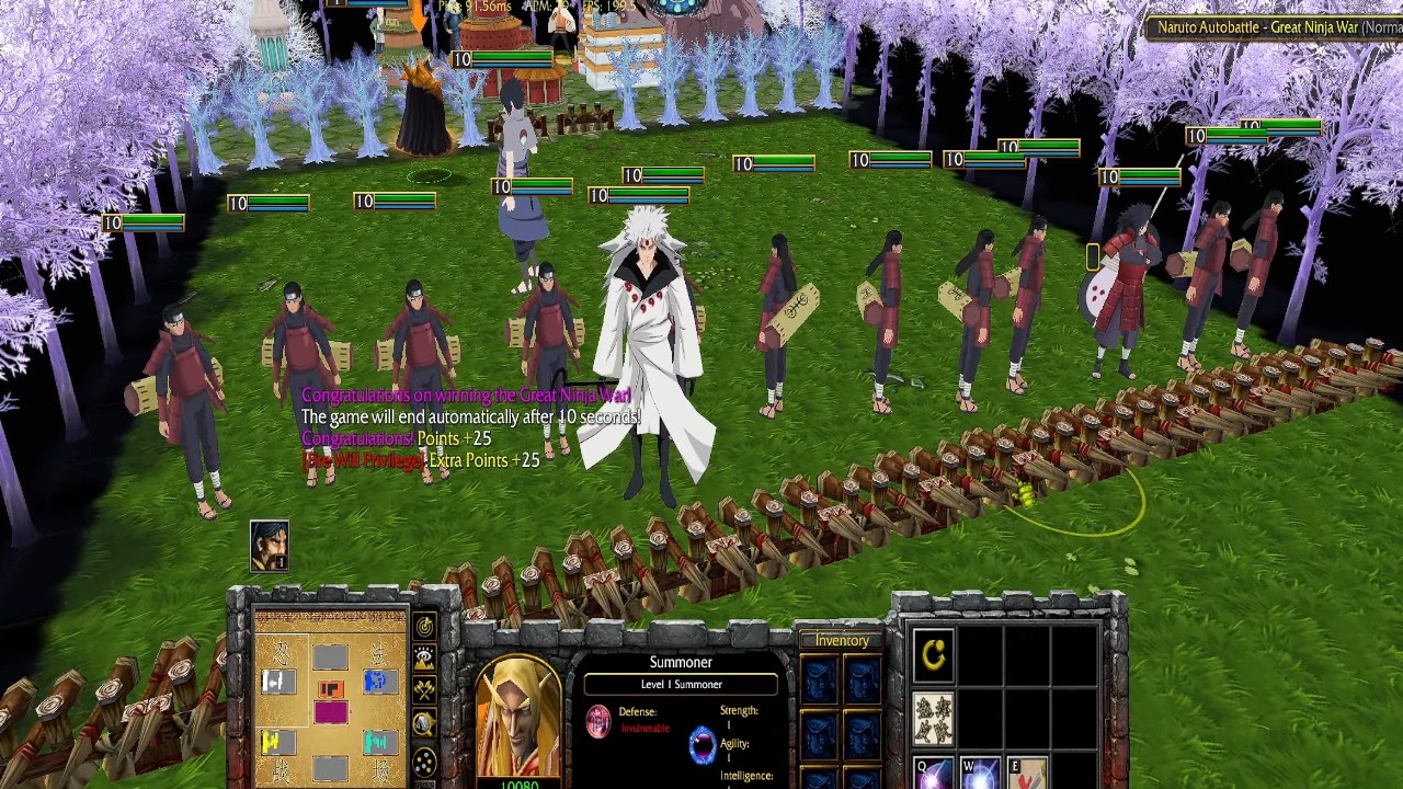 🟦Massing Harishama in Great Ninja War - normal mode [Naruto Auto battle] (RUS)
