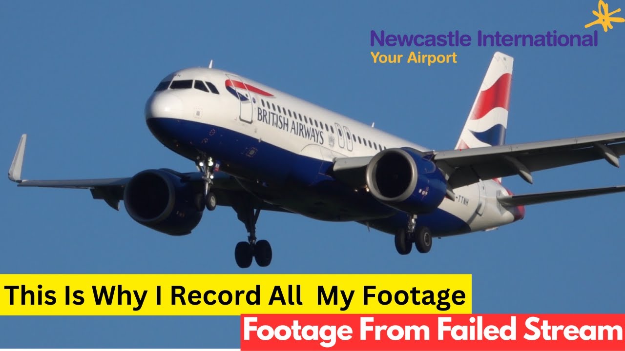 Highlights From Newcastle International Airport After A FAILED Stream