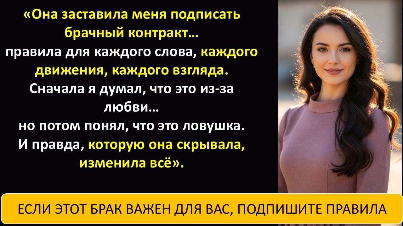 Моя жена заставила меня подписать брачные правила, а затем использовала их как оружие в суде по..