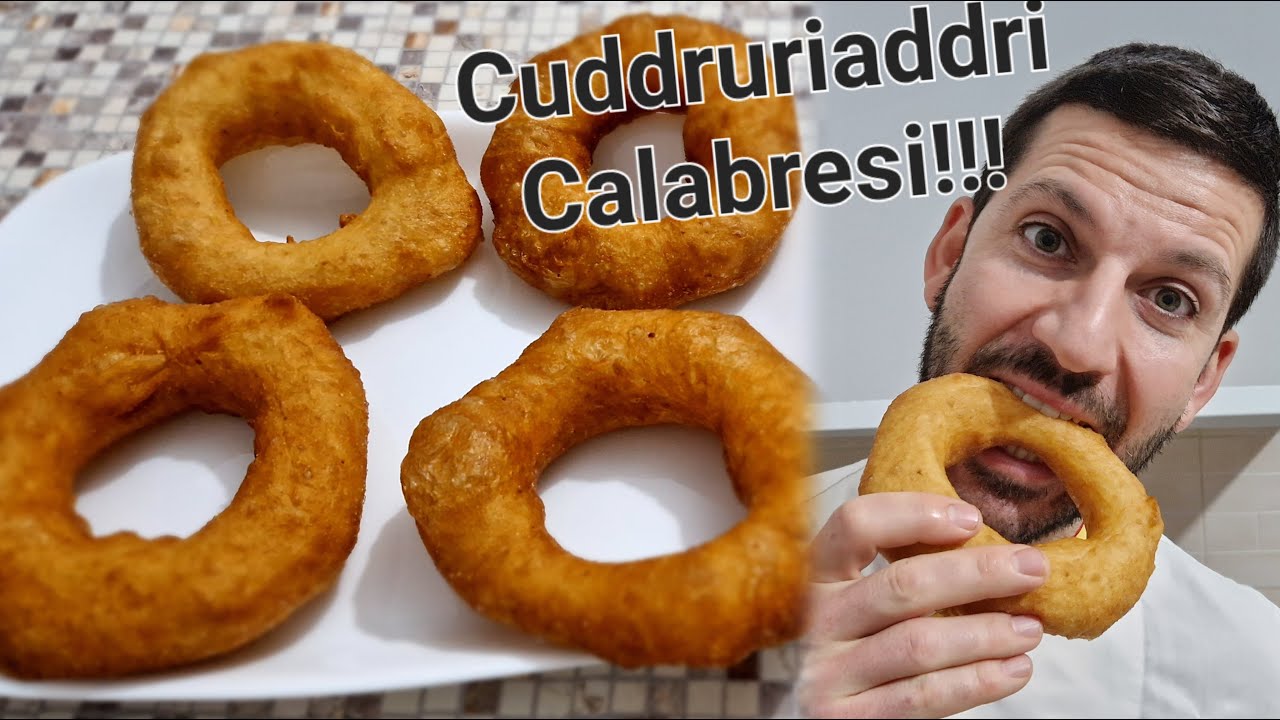 CUDDRURIADDRI O CULLURIALLI Calabresi fatti in casa, con patate, fritti croccanti, soffici e leggeri