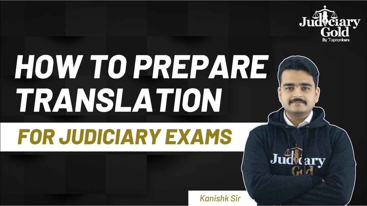 Judiciary Mains Language Translation | MPCJ Language Preparation | Judiciary Preparation 2022