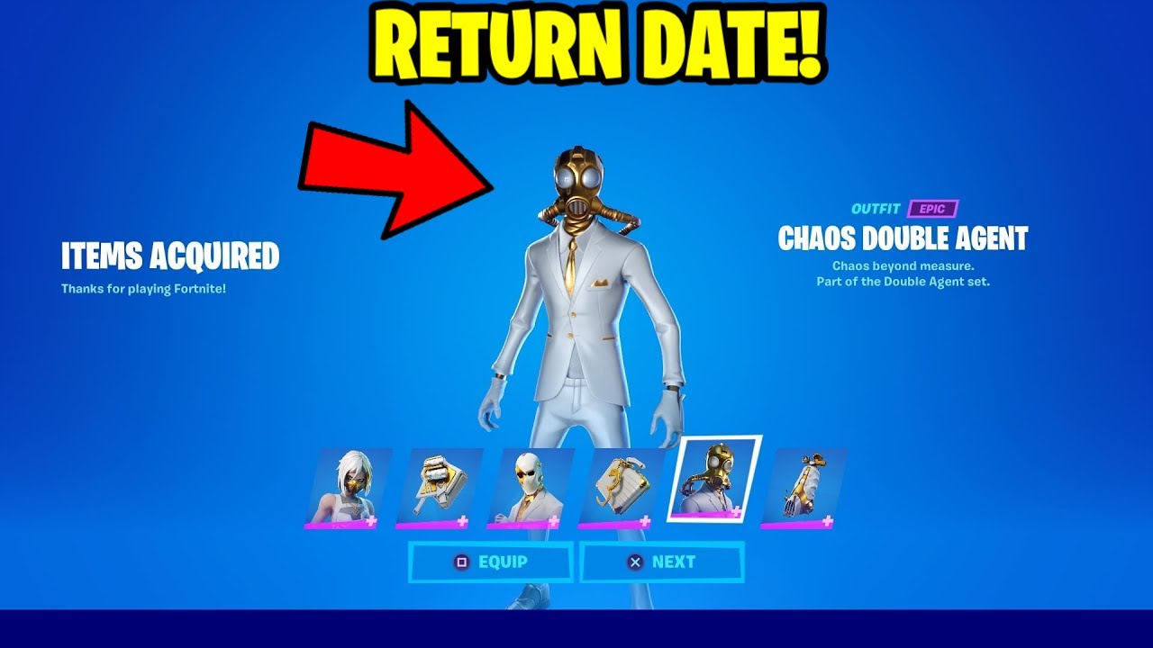 Double Agent Pack Return Release Date In Fortnite! (When Will The Double Agent Pack Return)