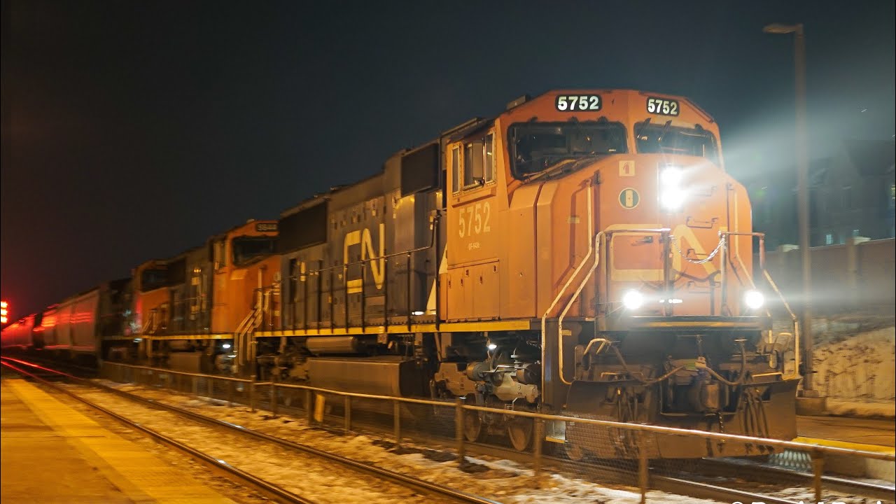 Old power trio! CN 434 with 2 SD75Is and a dash 9!