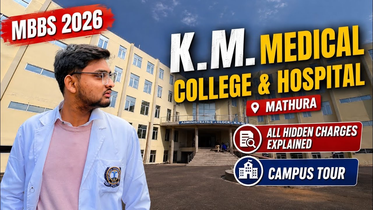 KM Medical College Mathura review | hidden charges, Cutoff, facilities | UP neet counselling 2025