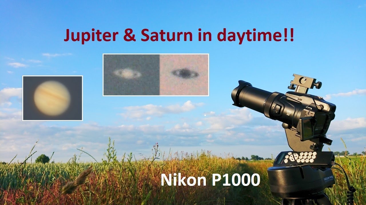 Jowisz i Saturn sfilmowane w świetle dnia! Nikon P1000 Super Zoom - prawie jak teleskop!