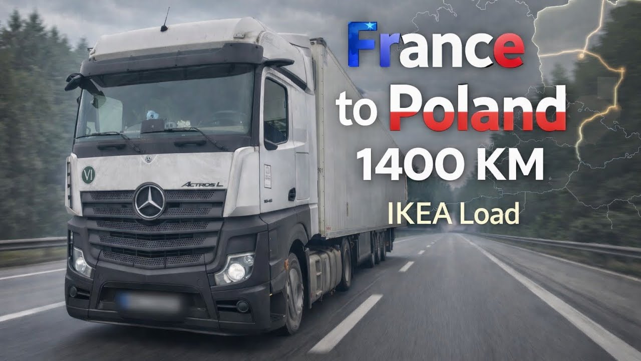 1400 kms దూరం 🚛❤️ | నా  ప్రయాణం ఫ్రాన్స్ 🇫🇷నుంచి పోలాండ్ 🇵🇱వరకు