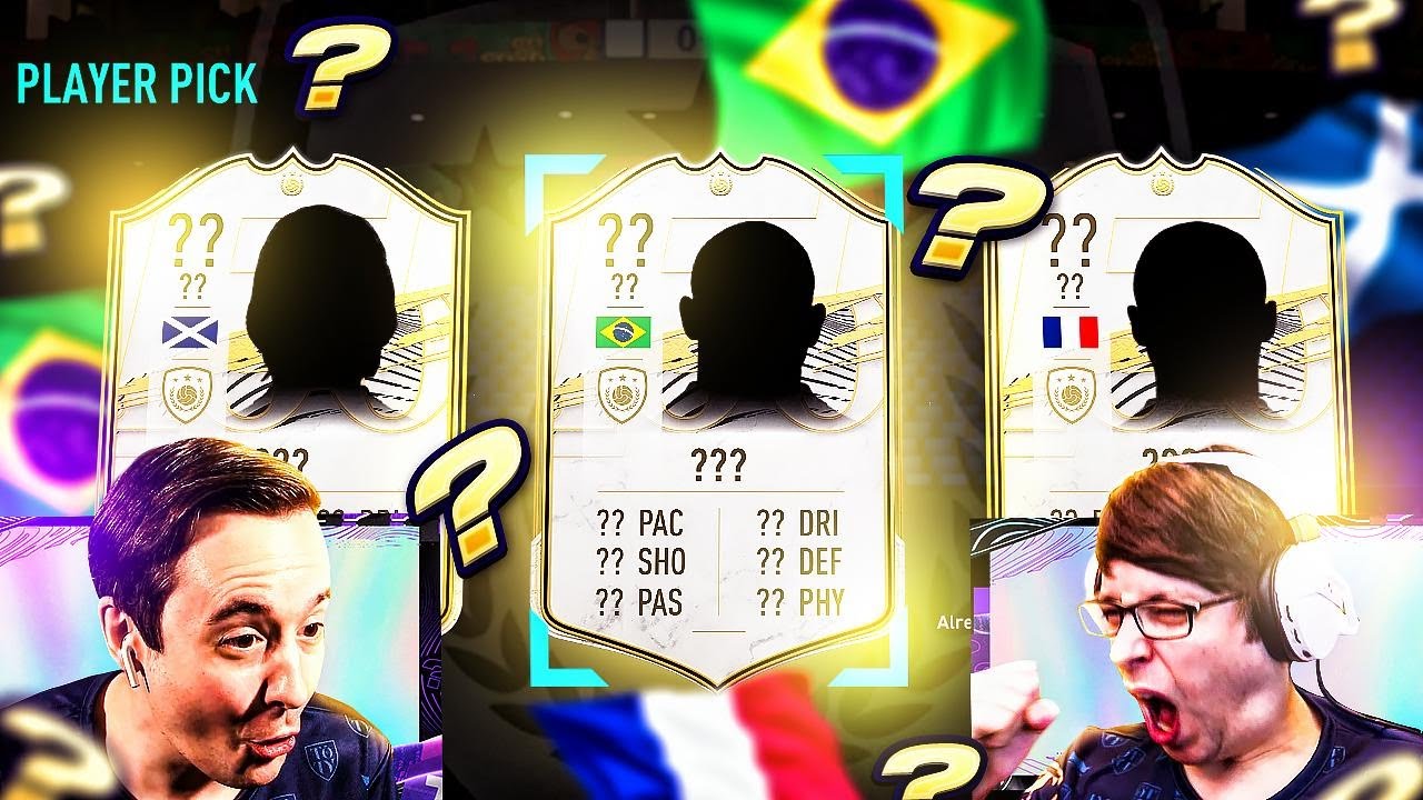 OMFG MY ICON PLAYER PICK WAS INSANE, WHO DO I PICK!!! - FIFA 21 PACK OPENING