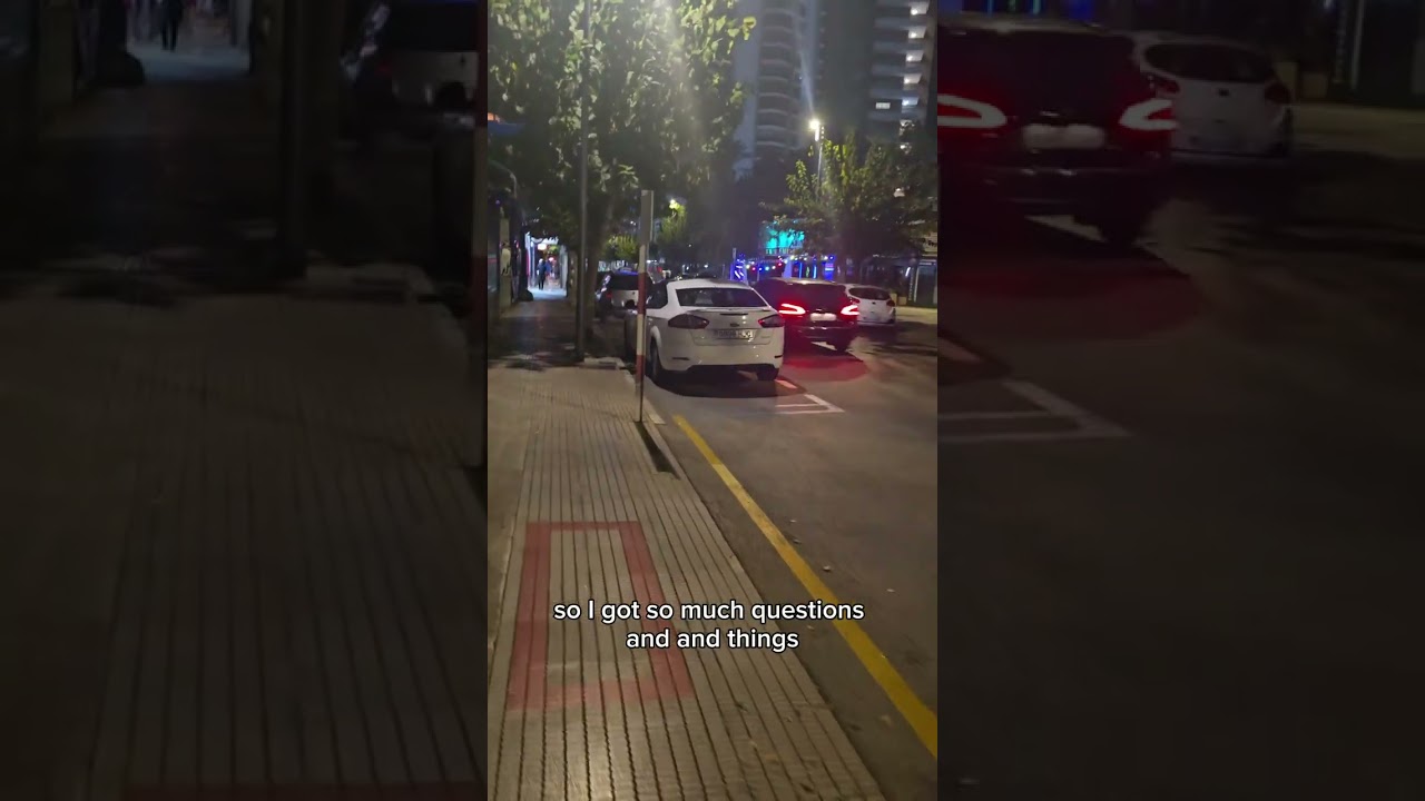 Benidorm Newtown late walk . Street muggers at the end put me in a scary situation.  Warning ⚠️ ⚠️ 