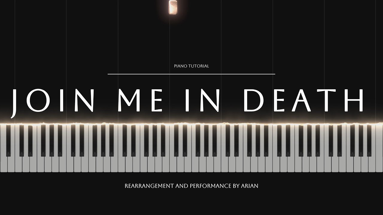 How to play "Join me in death" - HIM | Piano Tutorial
