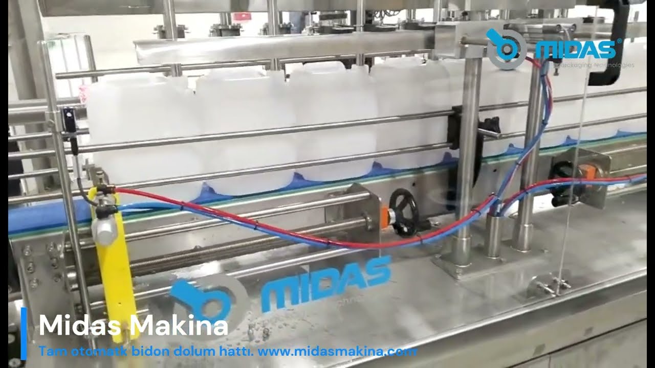 Otomatik Bidon Dolum Makinesi | Hızlı ve Hassas Dolum