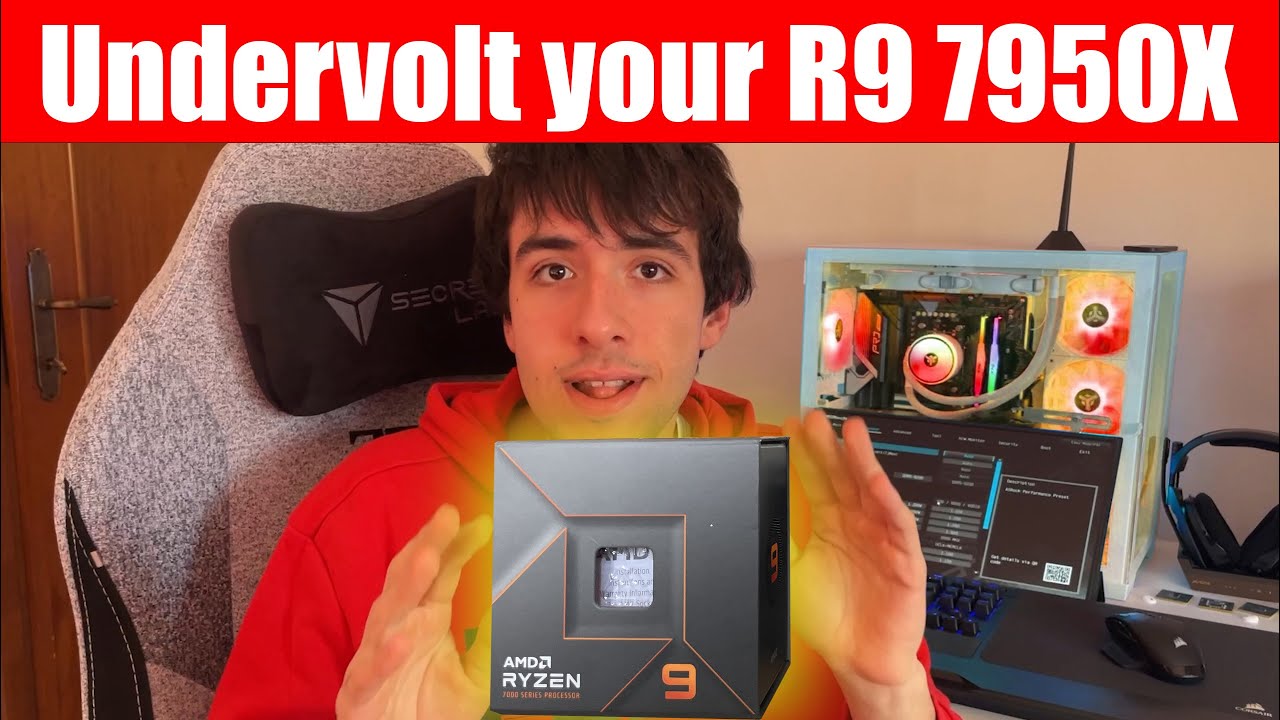 Undervolt your Ryzen 9 7950X for more FPS and Lower Temperature!