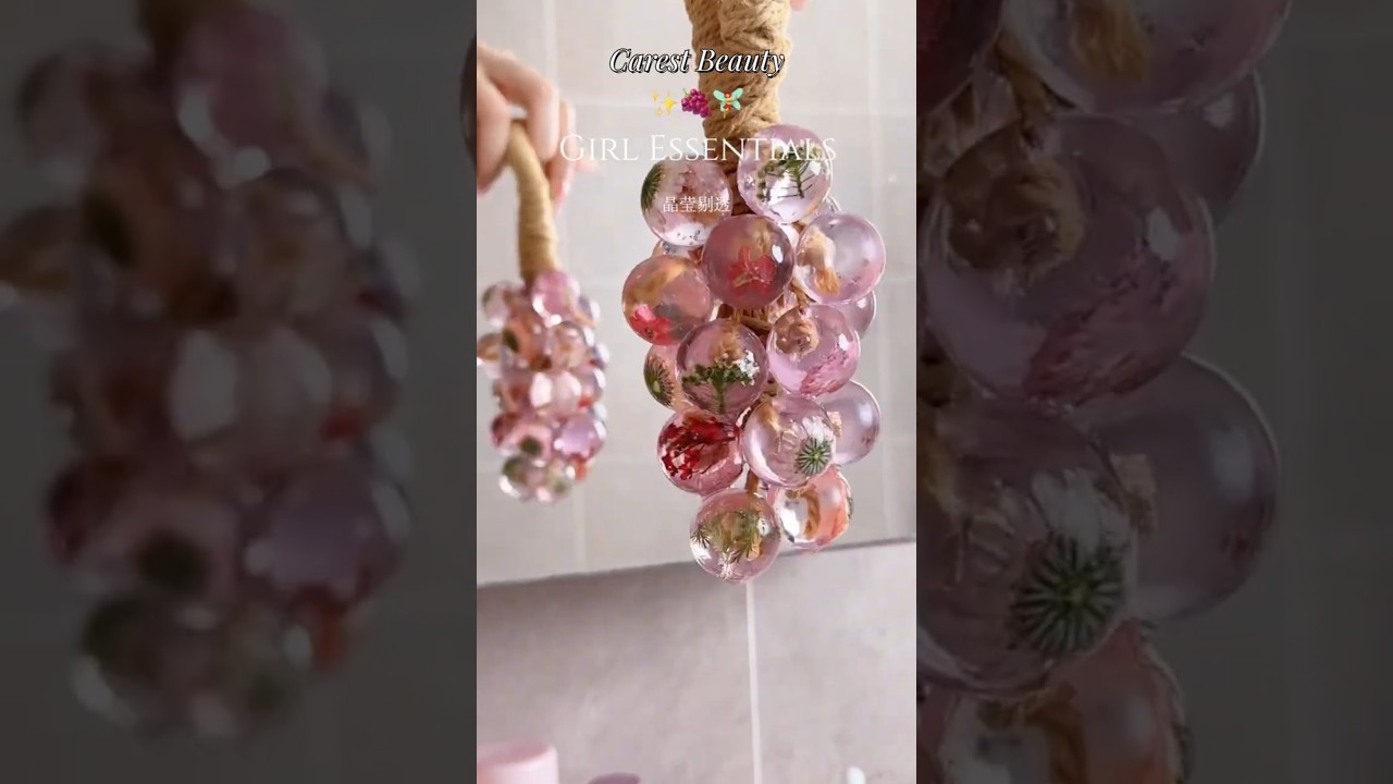 DIY Handmade Soap, Grape Soap Flower #diy #immersive #handmade #soapmaking #essentials #youtubeshort