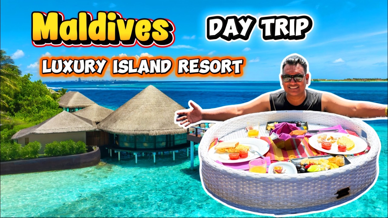 Day Trip Luxury Island Water Resort In Maldives | Asraf Vlog 