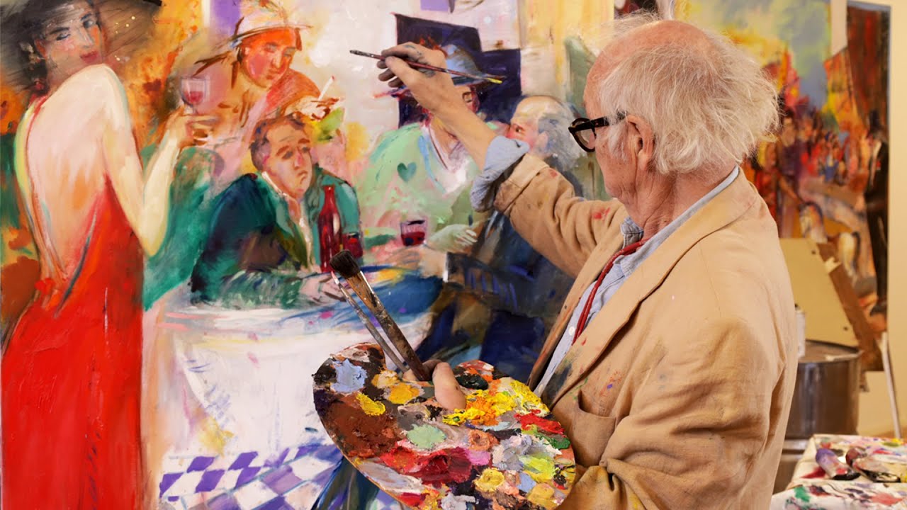 How i make my oil paintings | Paint with me
