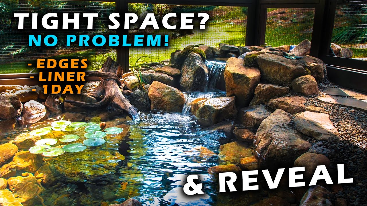 Как мы скрываем края и правильно защищаем подложку | 1 день Tranquility Pond