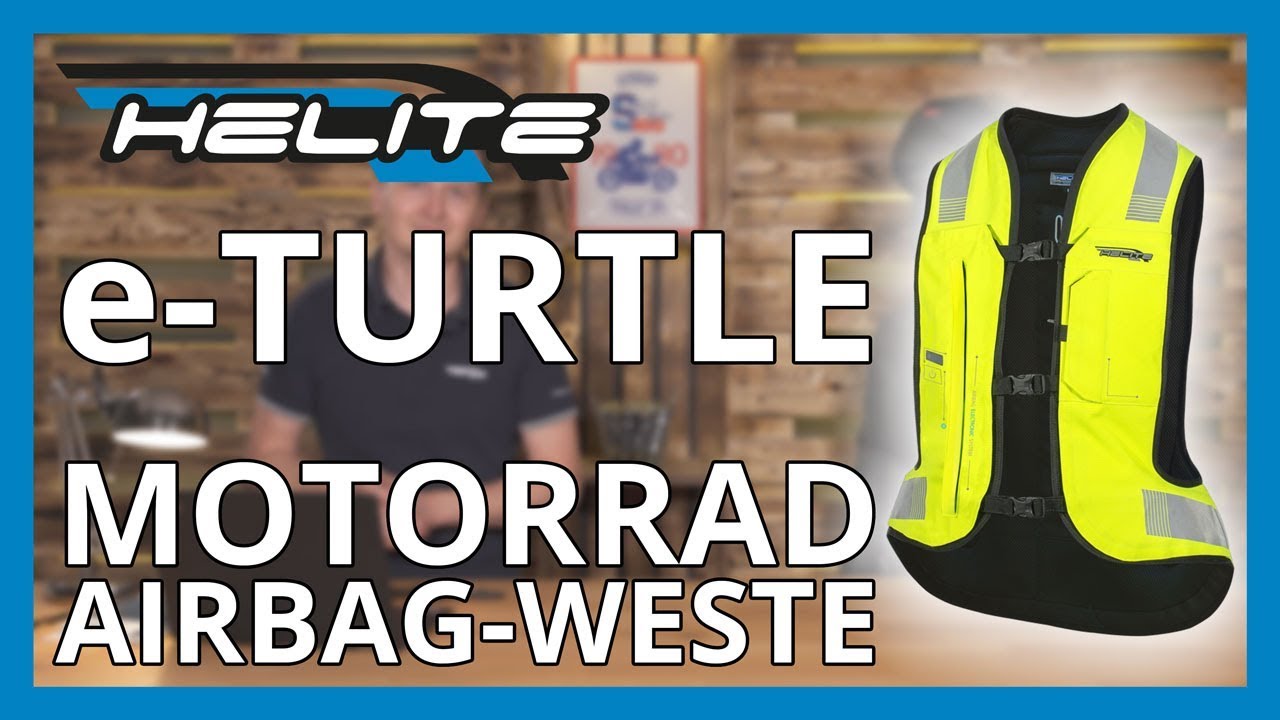 🏍 Helite e-TURTLE - Produktvorstellung neue elektronische Motorrad Airbag Weste
