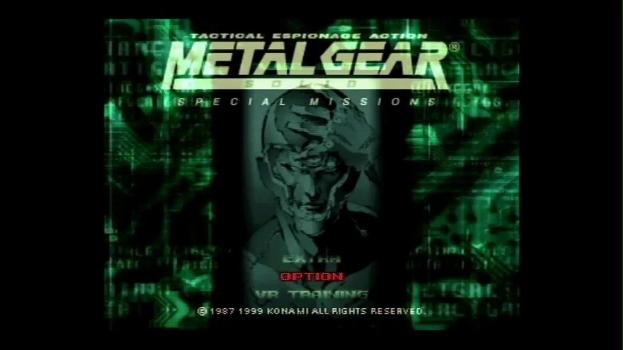 PS1 - Metal Gear Solid Special Missions (1999) - Extras - Movies