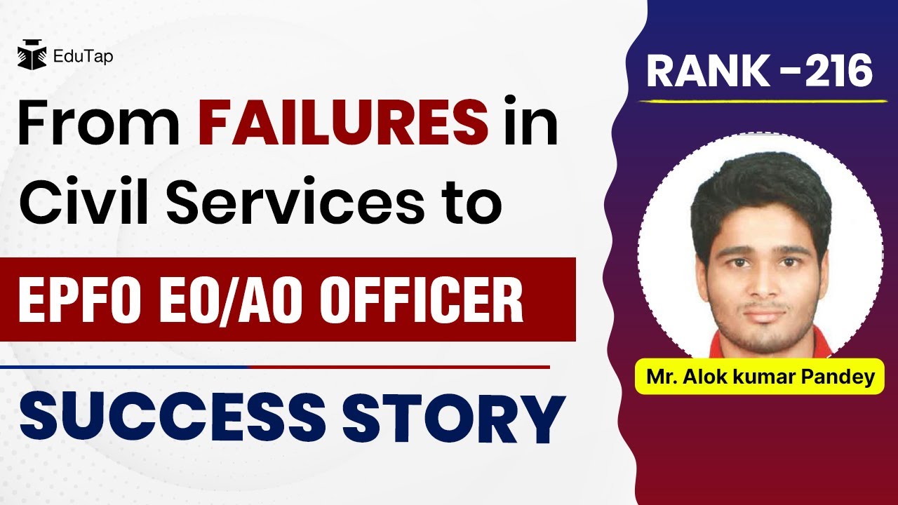 EPFO EO AO Exam Syllabus Preparation Sources, Interview Strategy & Guidance by Selected Toppers