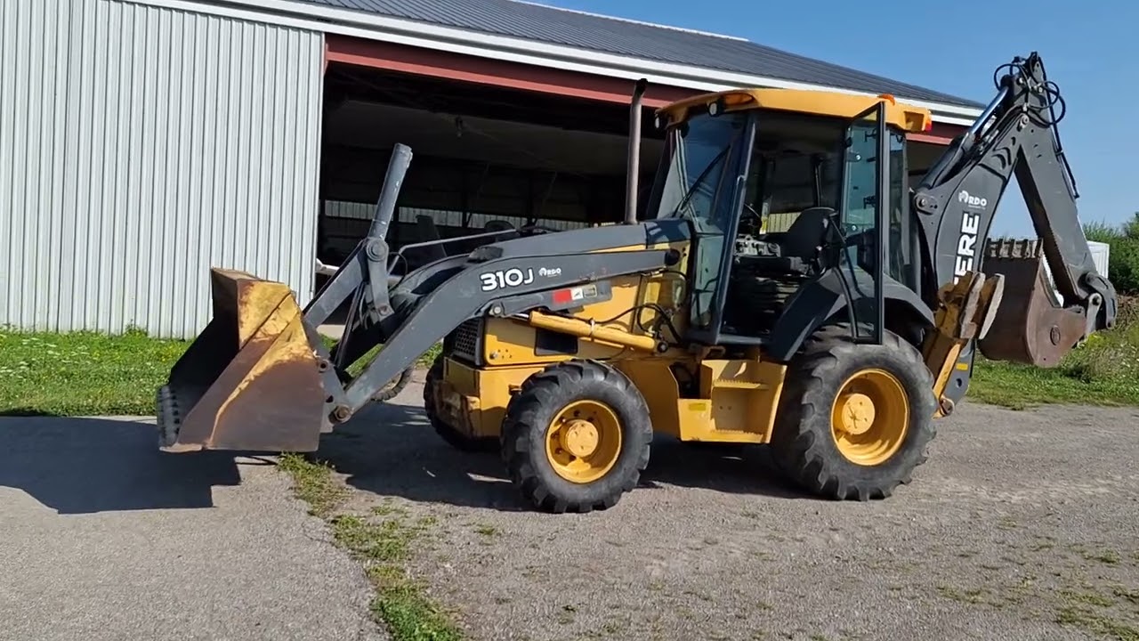 Part 3 John Deere 310J Backhoe transmission problem