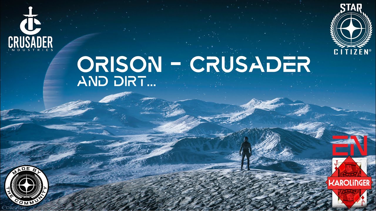 Star Citizen [Outlook|4K] Orison the Cloud City on Crusader & Dirty Ships and a used look