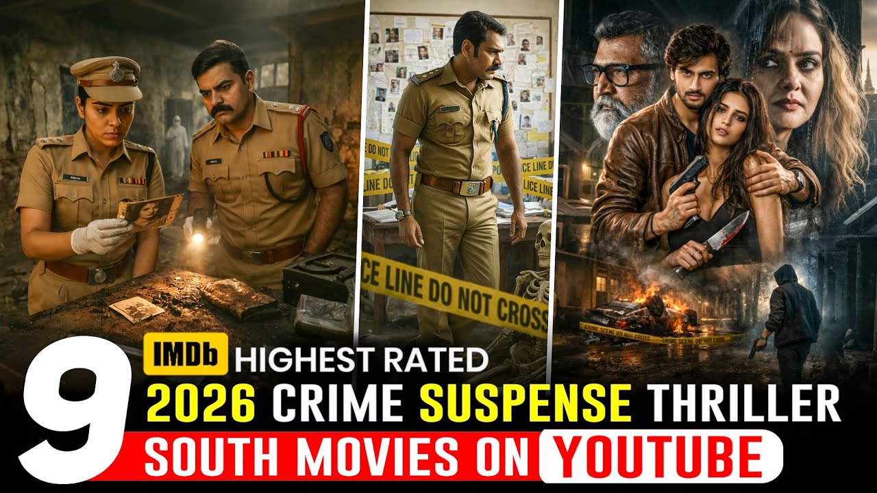 Top 9 New South Indian Suspense Thriller Movies in Hindi | 2026 South Mystery Thriller Movies Hindi