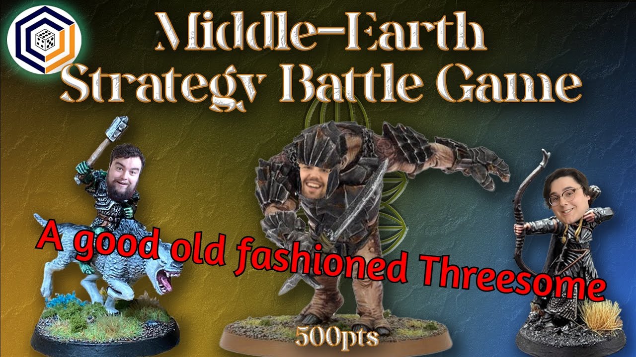 500pt MESBG 3 Way Battle Report: Angmar Vs Mordor Vs Lothlorian Ft @ConquestCreations