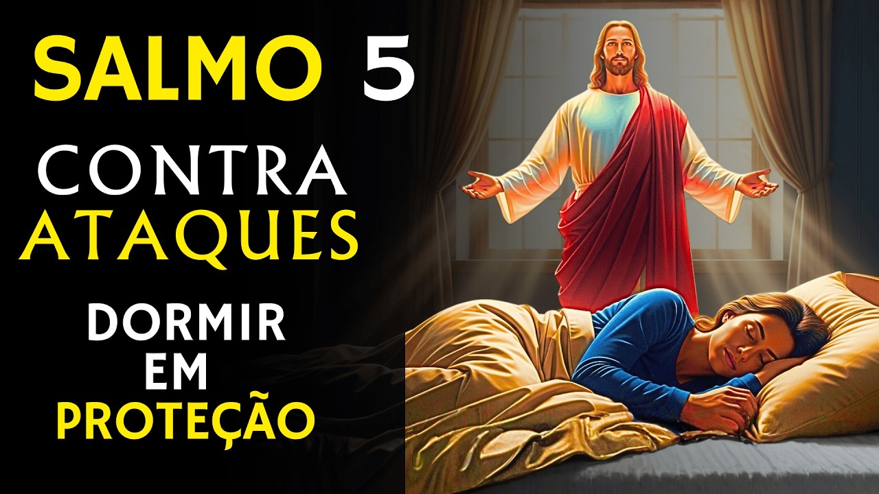 DURMA EM PROTEÇÃO COM PODEROSO SALMO 5 FORTE CONTRA ATAQUES DOS INIMIGOS OCULTOS