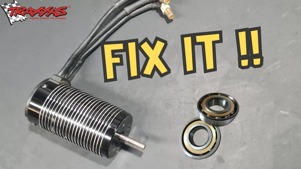 How to REBUILD a brushless Traxxas motor. Everybody can do it !!!