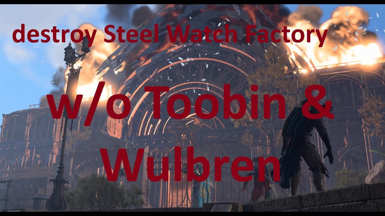 Disable the Steel Watch | Books 3rd way | w/o Toobin & Wulbren | Baldur's Gate 3