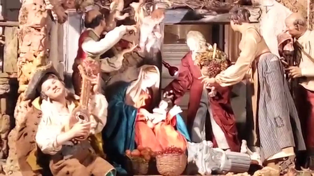 Presepe Napoletano del 700 o Settecentesco Chiesa Nuova a Roma