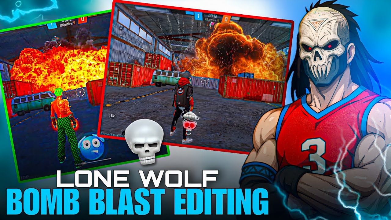 Lone Wolf Bomb Blast💣| Free Fire Cinematic Editing Tutorial (Step by Step)@zoroffxx@Duranto_Official