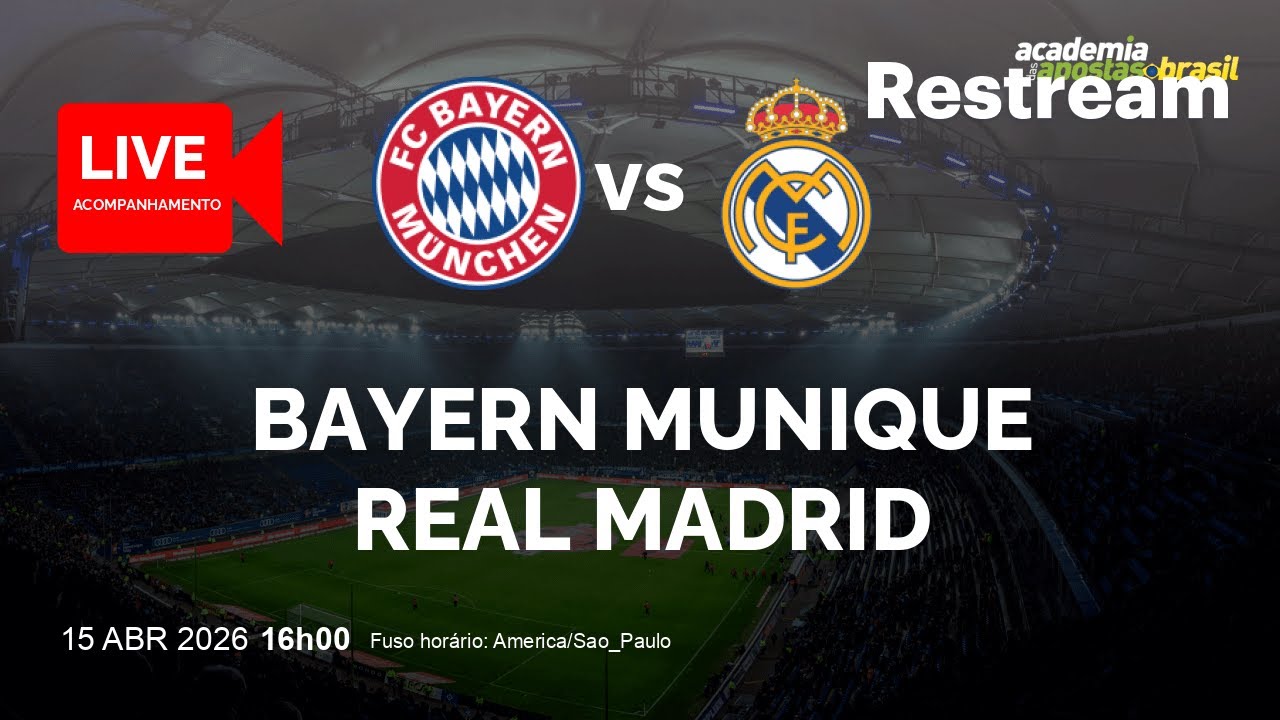 React Bayern Munique X Real Madrid 15/04