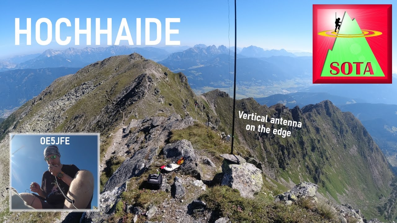 SOTA activation of Hochhaide OE/ST-337 with a dip in the mountainlake