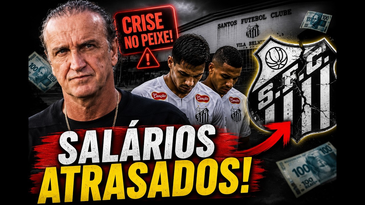 🚨 CRISE NO SANTOS! Clube ATRASA SAL&Aacute;RIOS e preocupa&ccedil;&atilde;o toma conta da torcida