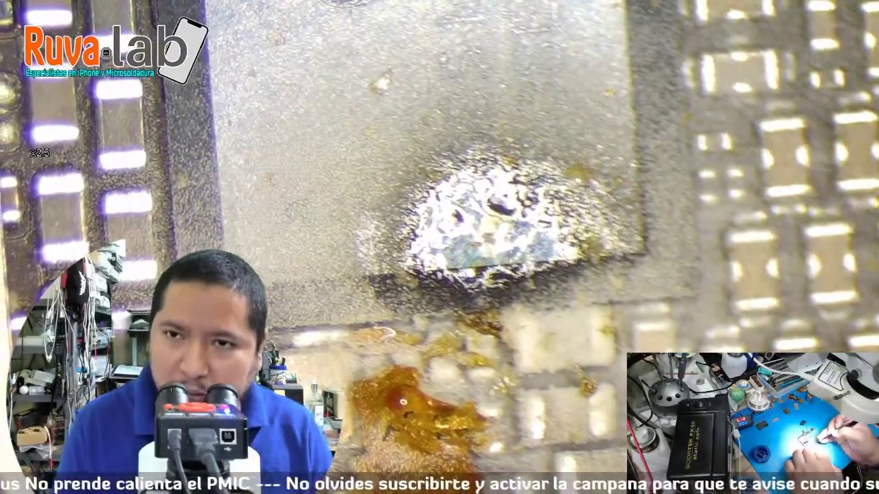 Analizemos iPhone 6 Plus No prende calienta el PMIC | Ruva Lab